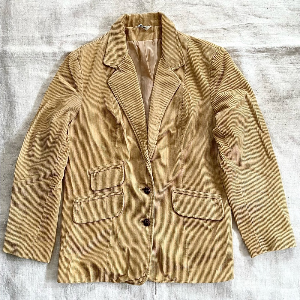 VTG Pure Cotton Corduroy Blazer Jacket